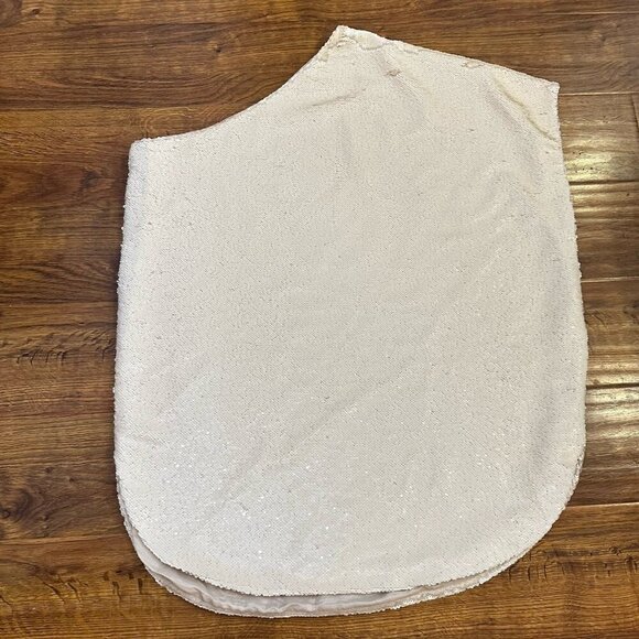 The Frankie Shop - Gloria One-shoulder Sequined Tulle Mini Dress L - Picture 6 of 10